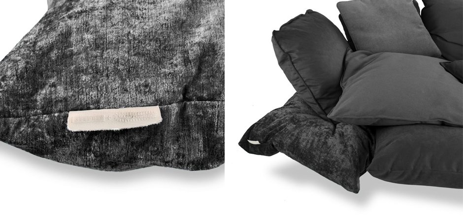 Диван Seletti Sofa Comfy charcoal grey - фото №2