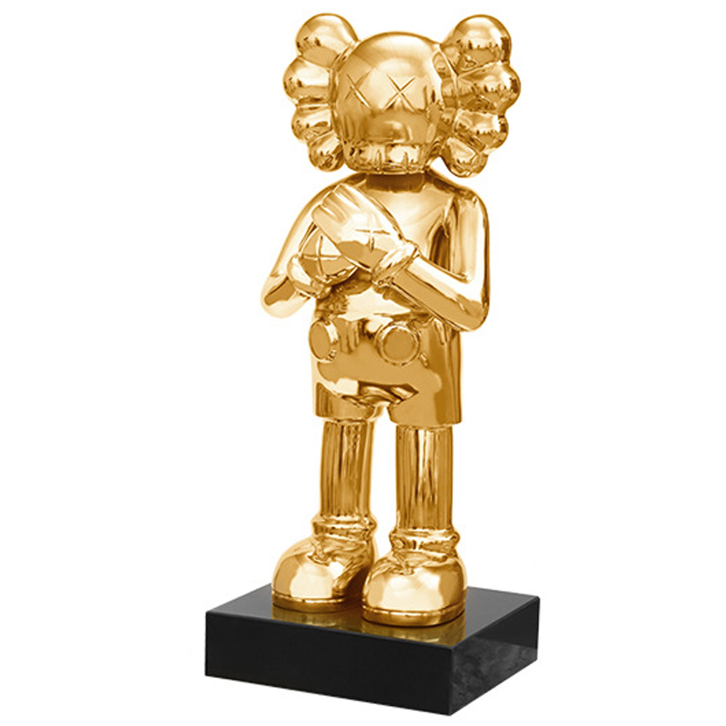 Статуэтка KAWS Gold on stand Золотой Статуэтка KAWS Gold on stand Золотой в Твери | Loft Concept