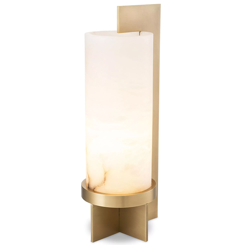 Настольная лампа Eichholtz Table Lamp Atilla Латунь Белый Настольная лампа Eichholtz Table Lamp Atilla Латунь Белый в Твери | Loft Concept