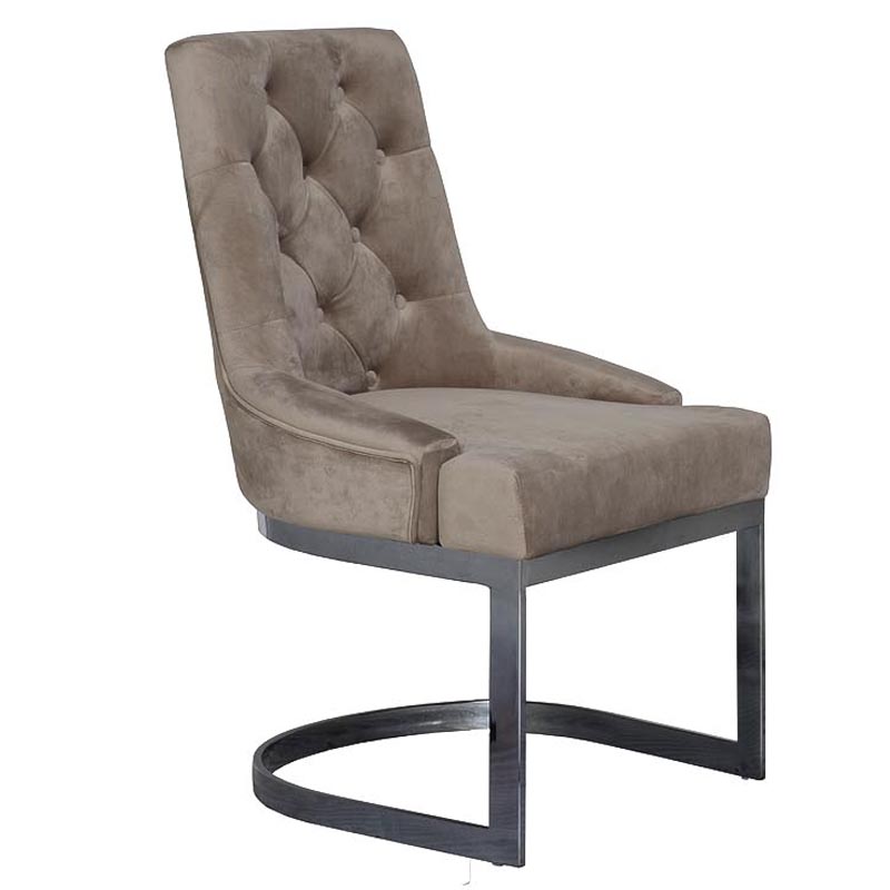 Стул Famos Chair gray Бежево-серый Графит Стул Famos Chair gray Бежево-серый Графит в Твери | Loft Concept