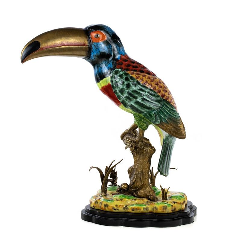 Статуэтка Toucan Figurine Мульти Бронза Статуэтка Toucan Figurine Мульти Бронза в Твери | Loft Concept