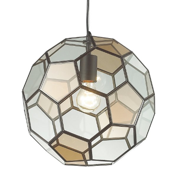 Подвесной светильник Glass & Metal Cage Pendant Globe Multi Прозрачное Стекло Янтарь (Amber) Черный Подвесной светильник Glass & Metal Cage Pendant Globe Multi Прозрачное Стекло Янтарь (Amber) Черный в Твери | Loft Concept