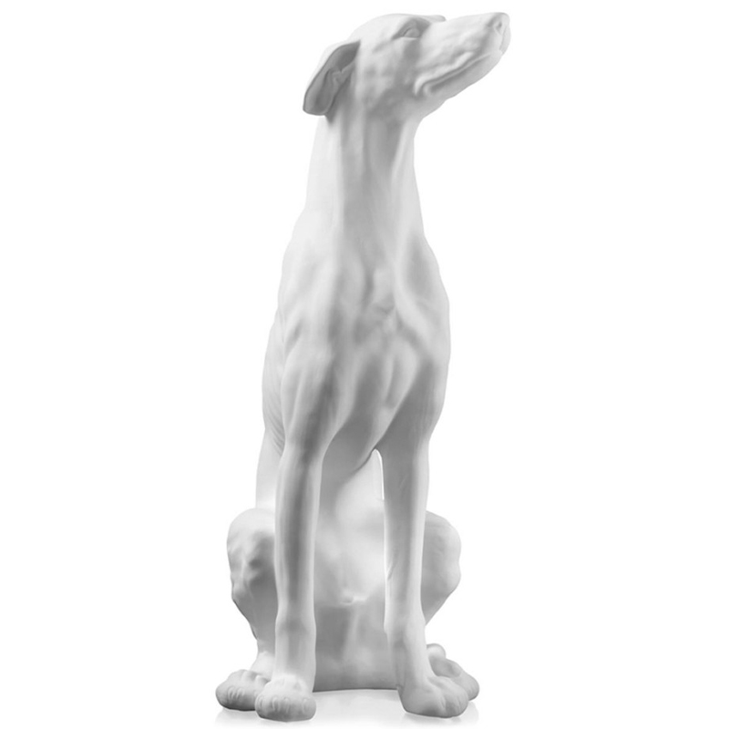 Статуэтка Abhika Greyhound Bisc. White Белый в Твери | Loft Concept 