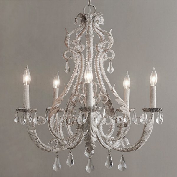 Restoration Hardware PALAIS Chandelier Белый винтажная патина Restoration Hardware PALAIS Chandelier Белый винтажная патина в Твери | Loft Concept