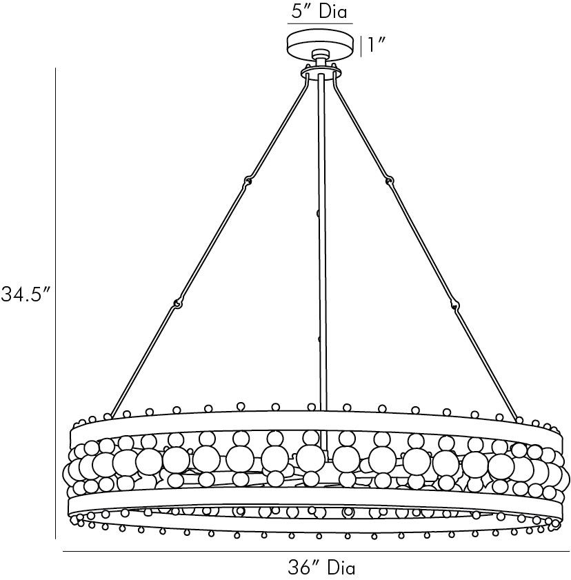 Люстра Arteriors ESME CHANDELIER в Твери