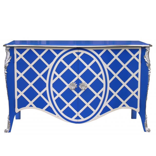 Комод L.XV DRESSER Blue Серебряный Синий Комод L.XV DRESSER Blue Серебряный Синий в Твери | Loft Concept