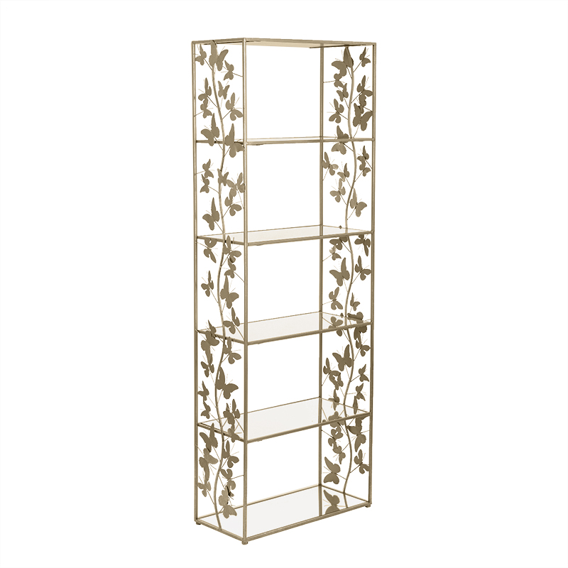Стеллаж Gold Butterfly Wide Золотой Стеллаж Gold Butterfly Wide Золотой в Твери | Loft Concept
