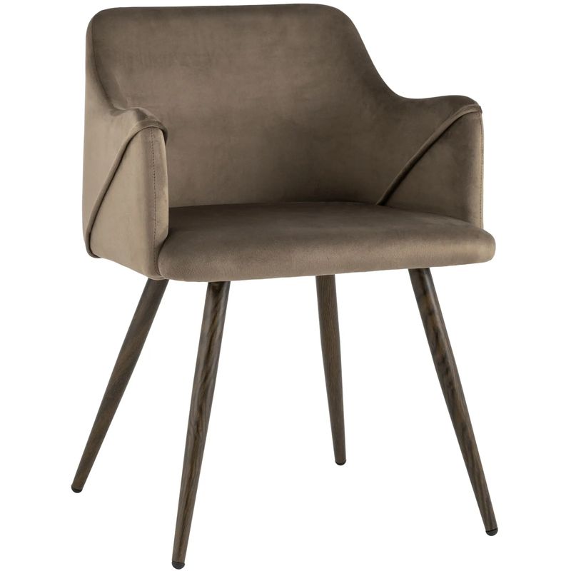 Стул Monarch Chair Коричневый Велюр Коричневый Стул Monarch Chair Коричневый Велюр Коричневый в Твери | Loft Concept