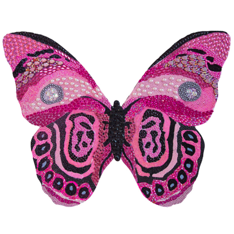 Картина “Pink and Black Bedazzled Butterfly Cut Out” Мульти Картина “Pink and Black Bedazzled Butterfly Cut Out” Мульти в Твери | Loft Concept