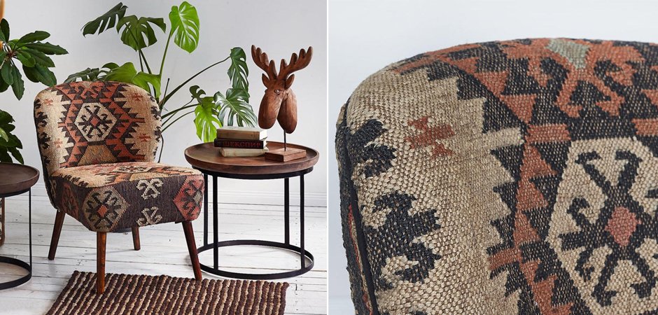 Кресло KELIM Brown Chair Кресло KELIM Brown Chair - Loft-Concept в Твери