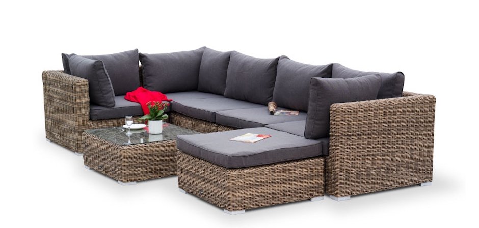 Модульный диван Rottan Grey Модульный диван Rottan Grey - Loft-Concept в Твери