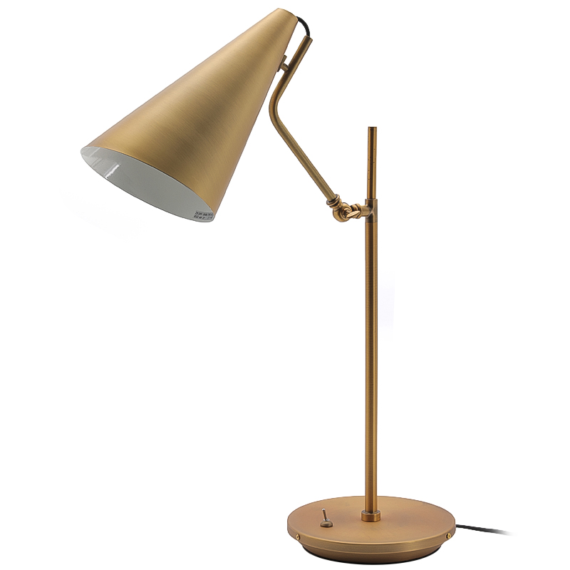 Настольная лампа Tubular Loud Brass Латунь Настольная лампа Tubular Loud Brass Латунь в Твери | Loft Concept