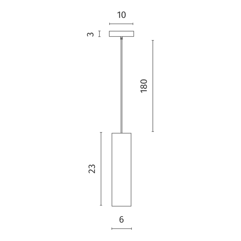 Подвесной светильник в форме цилиндра Douro Light белый мрамор в Твери