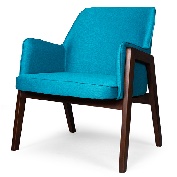Кресло Gregory light blue Голубой Коричневый Кресло Gregory light blue Голубой Коричневый в Твери | Loft Concept