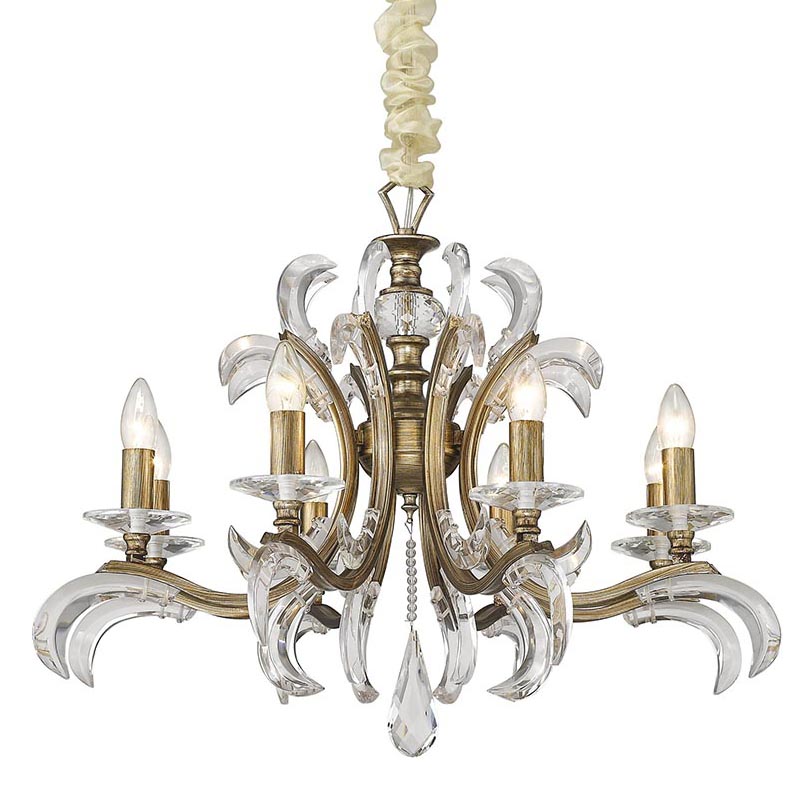 Люстра Blenden Chandelier 80 Серебряный Люстра Blenden Chandelier 80 Серебряный в Твери | Loft Concept