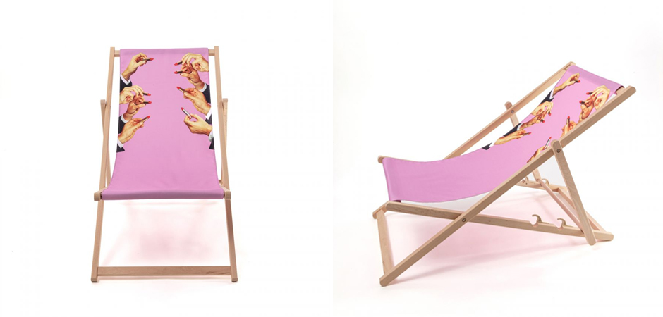 Шезлонг Seletti Lipstick Pink - фото №1