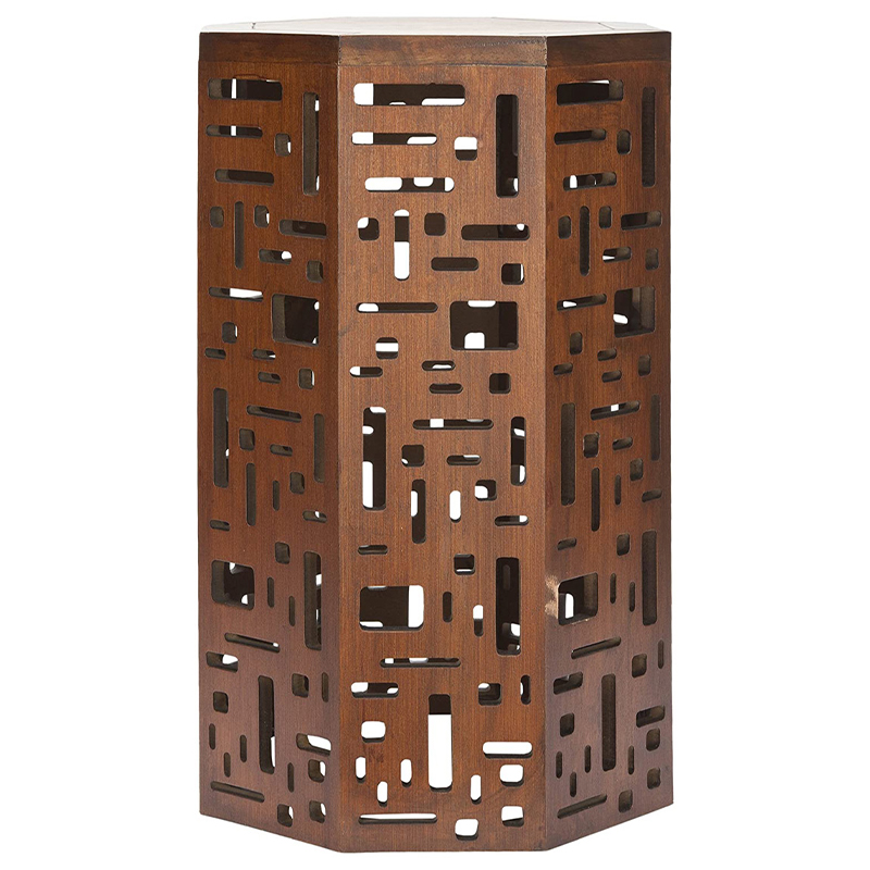 Приставной стол Theon Side Table Brown Коричневый Приставной стол Theon Side Table Brown Коричневый в Твери | Loft Concept