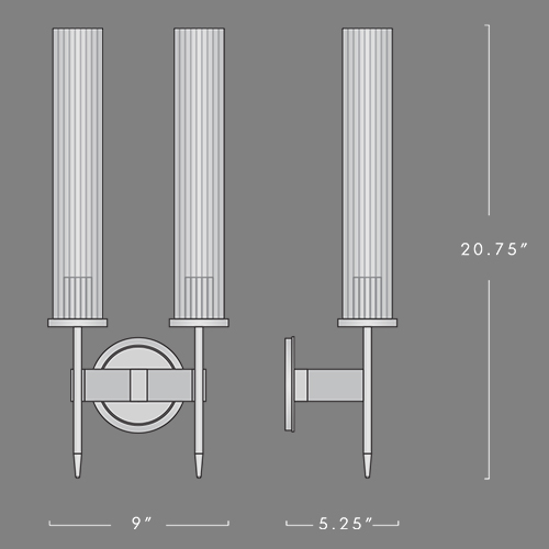 Бра Jonathan Browning ALOUETTE DOUBLE SCONCE Бра Jonathan Browning ALOUETTE DOUBLE SCONCE в Твери