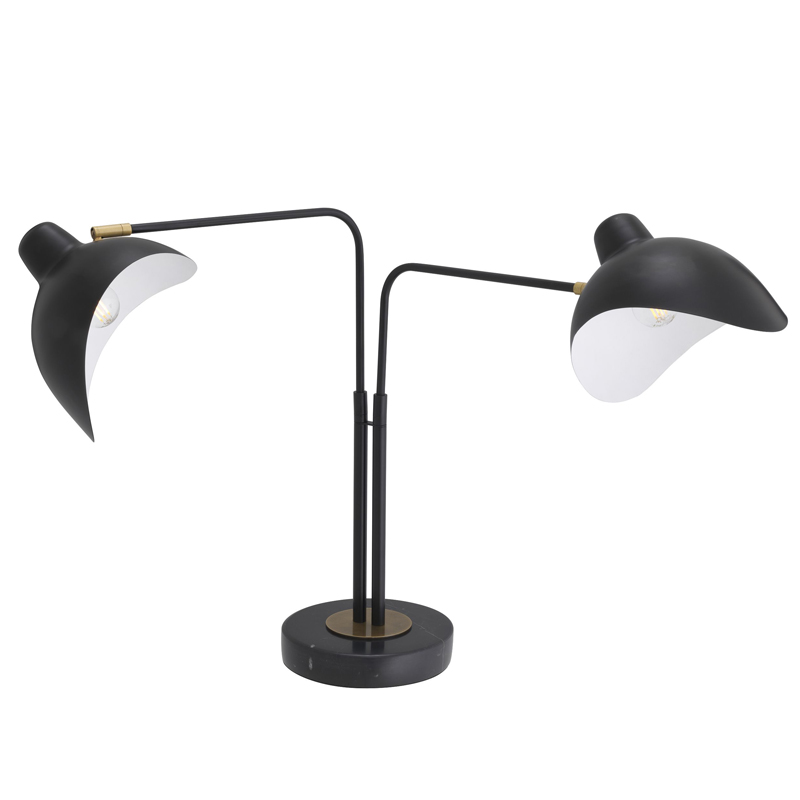 Настольная лампа Eichholtz Table Lamp Joshua Черный Черный Мрамор Nero Латунь Настольная лампа Eichholtz Table Lamp Joshua Черный Черный Мрамор Nero Латунь в Твери | Loft Concept