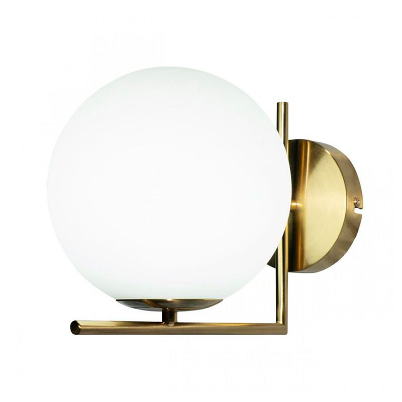 Бра Flos IC Lights Wall Gold Золотой Белый Бра Flos IC Lights Wall Gold Золотой Белый в Твери | Loft Concept