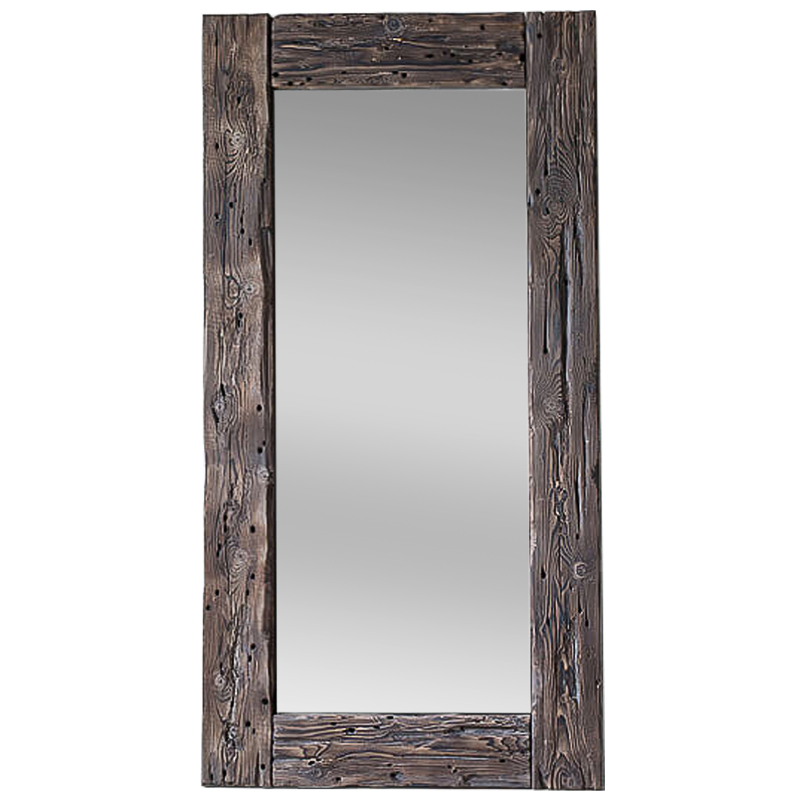 Зеркало Aged Wood Mirror Коричневый винтаж Зеркало Aged Wood Mirror Коричневый винтаж в Твери | Loft Concept