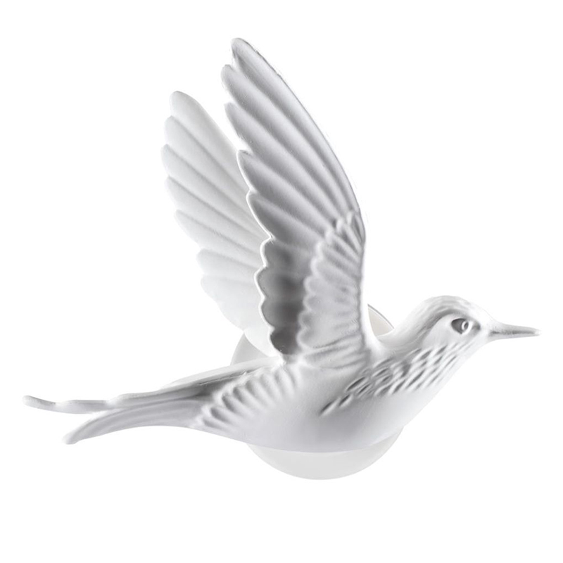 Бра White Bird Wall Lamp Белый Бра White Bird Wall Lamp Белый в Твери | Loft Concept