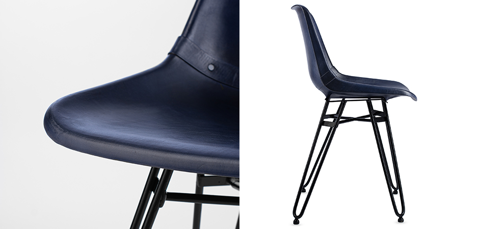 Стул Leather Schoolhouse Chair Стул Leather Schoolhouse Chair - Loft-Concept в Твери