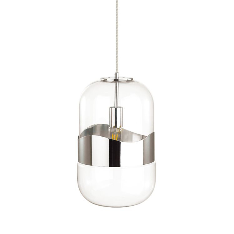 Подвесной светильник Igon Chrome Hanging Lamp Прозрачный Хром в Твери | Loft Concept 