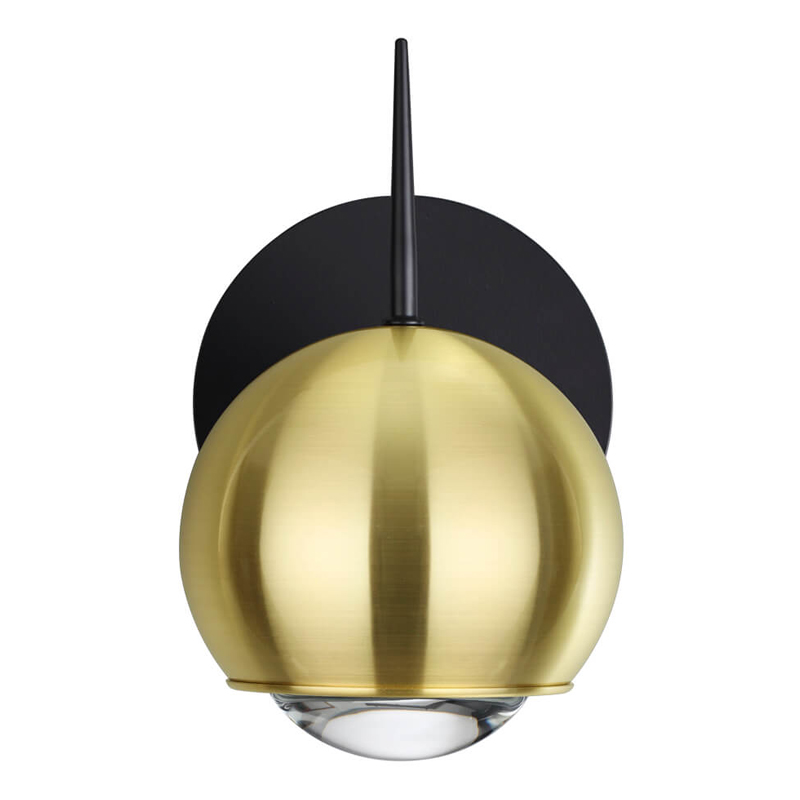 Бра Ivor Sconce Gold Глянцевое золото Черный Бра Ivor Sconce Gold Глянцевое золото Черный в Твери | Loft Concept