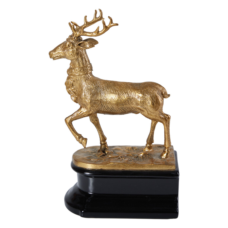 Держатель для книг в виде оленя из фарфора и бронзы Eden Garden porcelain and bronze Черный Бронза Держатель для книг в виде оленя из фарфора и бронзы Eden Garden porcelain and bronze Черный Бронза в Твери | Loft Concept