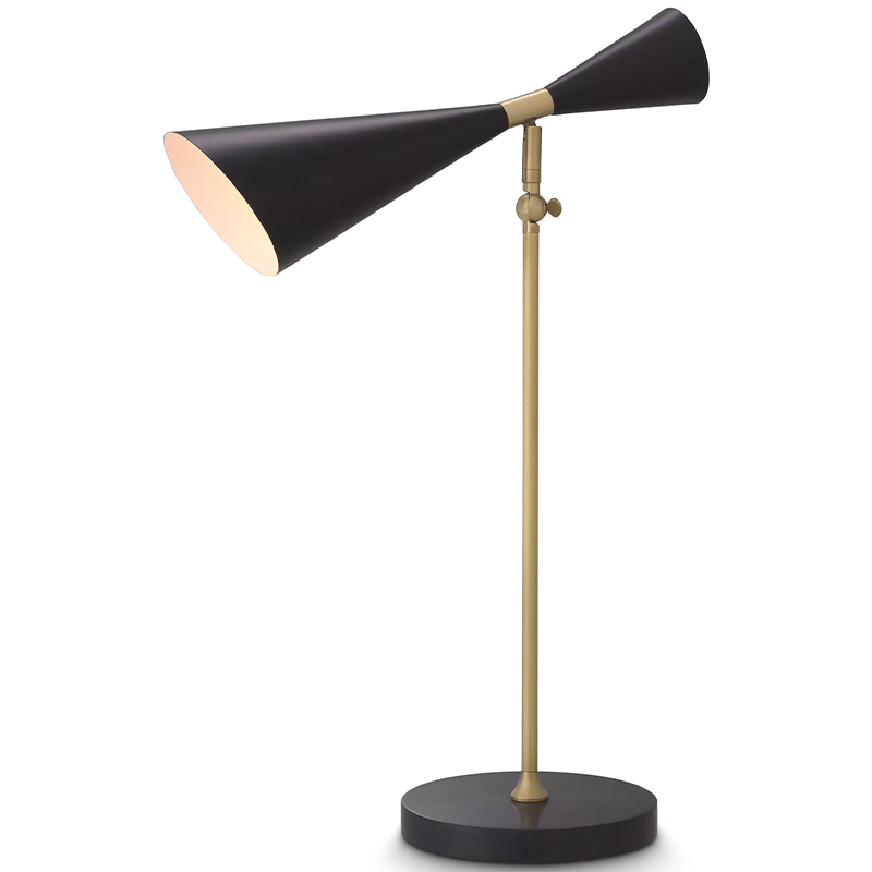 Настольная лампа Eichholtz Desk Lamp Milos Черный Латунь Настольная лампа Eichholtz Desk Lamp Milos Черный Латунь в Твери | Loft Concept