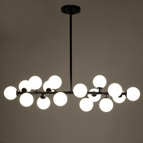 Светильник Bubble Stik Black Chandelier Черный матовый Светильник Bubble Stik Black Chandelier Черный матовый в Твери | Loft Concept