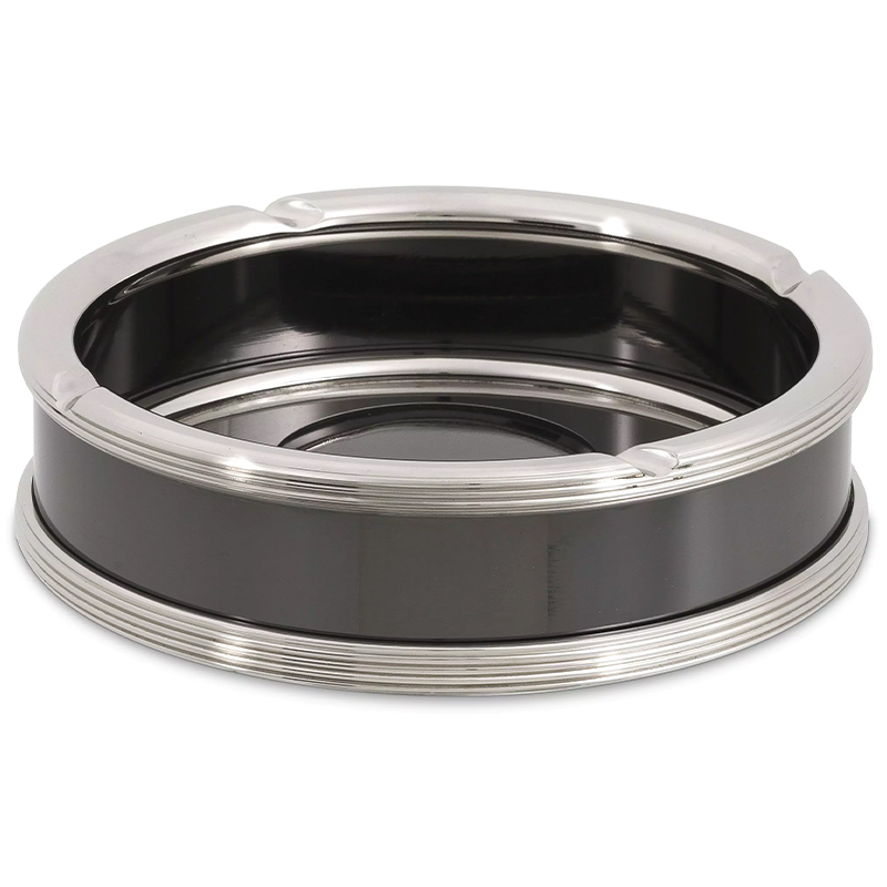 Пепельница Eichholtz Ashtray Ella Nickel Никель Черный Пепельница Eichholtz Ashtray Ella Nickel Никель Черный в Твери | Loft Concept
