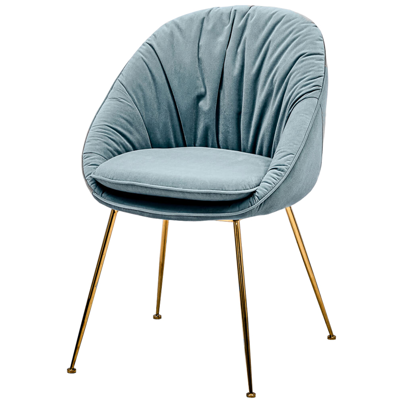 Стул Perrers Stool Pastel Blue Голубой пастельный Глянцевое золото Стул Perrers Stool Pastel Blue Голубой пастельный Глянцевое золото в Твери | Loft Concept
