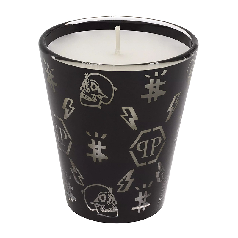 Свеча Philipp Plein Candle Monogram S Черный Белый Свеча Philipp Plein Candle Monogram S Черный Белый в Твери | Loft Concept