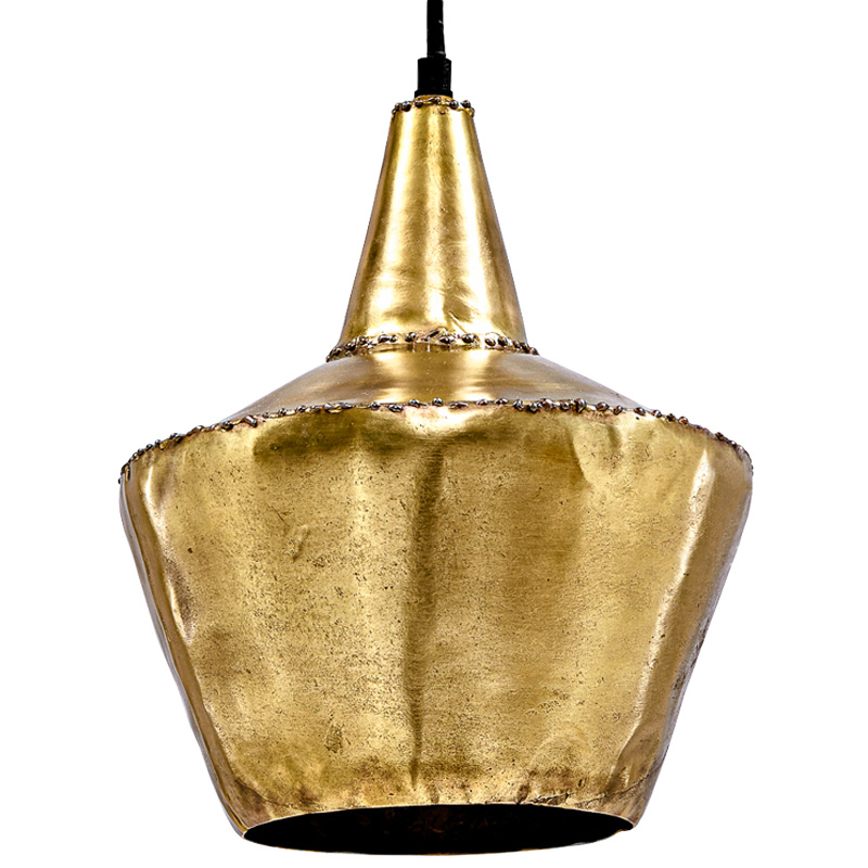 Подвесной светильник Rough Gold Pendant Винтажное глянцевое золото с состаренным эффектом Подвесной светильник Rough Gold Pendant Винтажное глянцевое золото с состаренным эффектом в Твери | Loft Concept