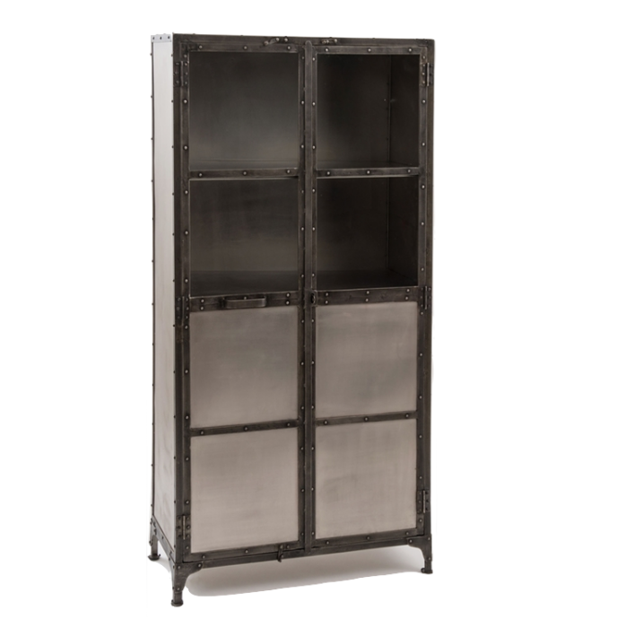 Буфет Industrial Steampunk Nickel Cabinet Буфет Industrial Steampunk Nickel Cabinet в Твери | Loft Concept