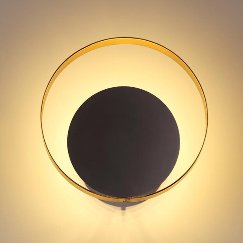 Бра Globo Ocular Sconce Circle Black Золотой Черный Бра Globo Ocular Sconce Circle Black Золотой Черный в Твери | Loft Concept