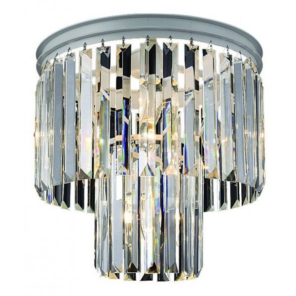 Потолочный светильник RH Odeon Clear Glass ceiling chandelier 2 Square Белый Прозрачное Стекло Потолочный светильник RH Odeon Clear Glass ceiling chandelier 2 Square Белый Прозрачное Стекло в Твери | Loft Concept