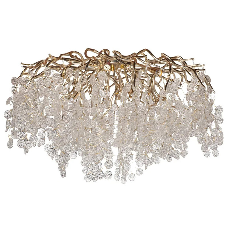 Потолочная люстра FAIRYTREE Champagne Chandelier 80 Золотой Шампань в Твери | Loft Concept 