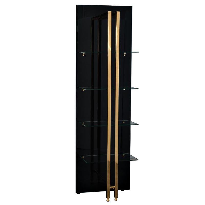 Стеллаж Manley Rack Черный Глянцевое золото Стеллаж Manley Rack Черный Глянцевое золото в Твери | Loft Concept