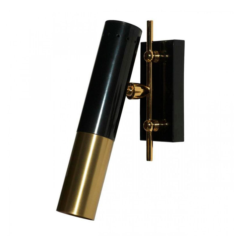 Бра IKE Delightfull Wall Lamp Gold Глянцевое золото Черный Бра IKE Delightfull Wall Lamp Gold Глянцевое золото Черный в Твери | Loft Concept