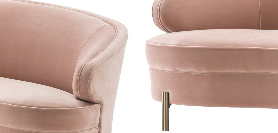 Диван Eichholtz Sofa Pierson nude Диван Eichholtz Sofa Pierson nude - Loft-Concept в Твери
