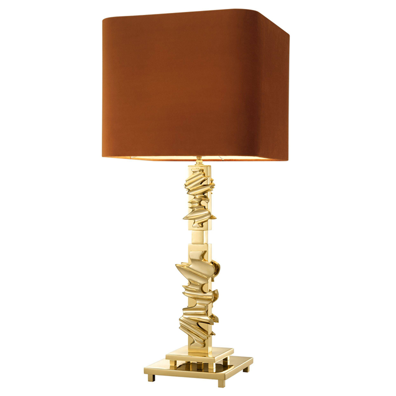 Настольная лампа Eichholtz Table Lamp Abruzzo brass Латунь Оранжевый Настольная лампа Eichholtz Table Lamp Abruzzo brass Латунь Оранжевый в Твери | Loft Concept