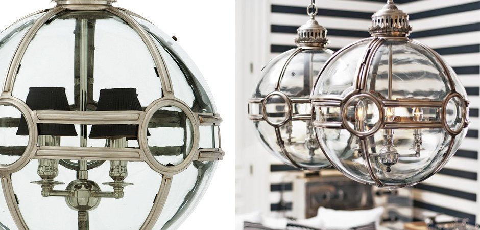 Люстра Lantern Hagerty Antique Silver - Loft-Concept в Твери