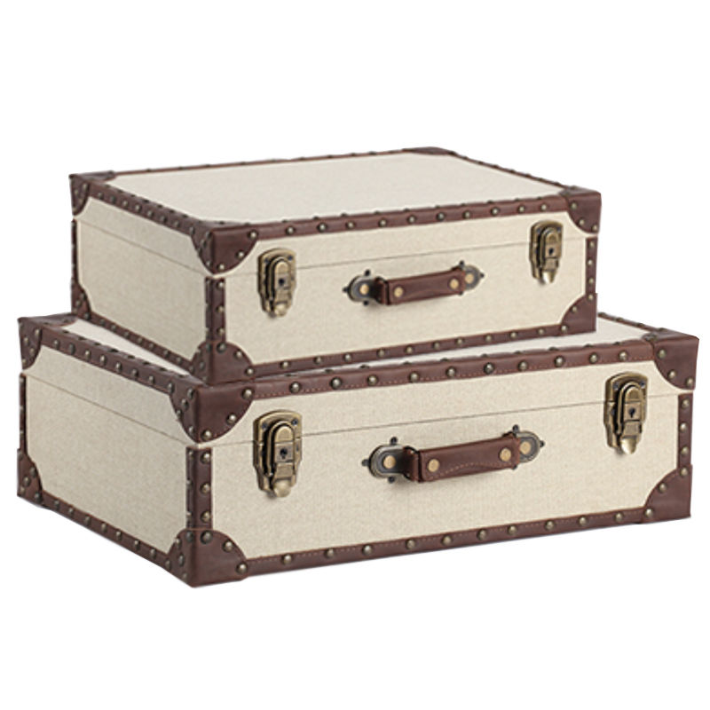 Винтажный Чемодан Отделка Кожа Коричневый винтаж ivory ( слоновая кость ) Винтажный Чемодан Отделка Кожа Коричневый винтаж ivory ( слоновая кость ) в Твери | Loft Concept