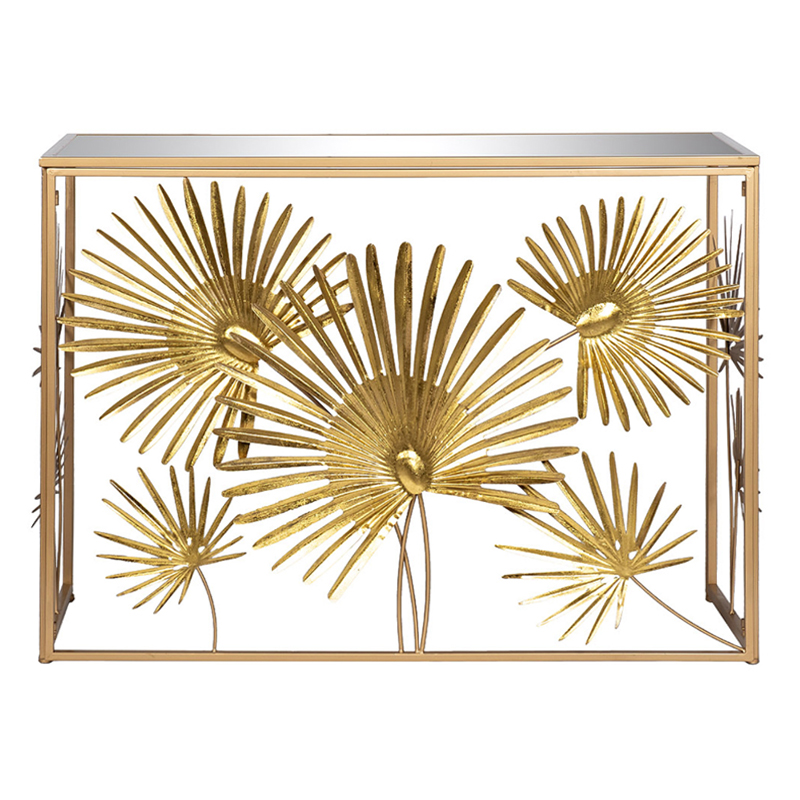 Консоль Golden Palm Leaves Золотой Консоль Golden Palm Leaves Золотой в Твери | Loft Concept