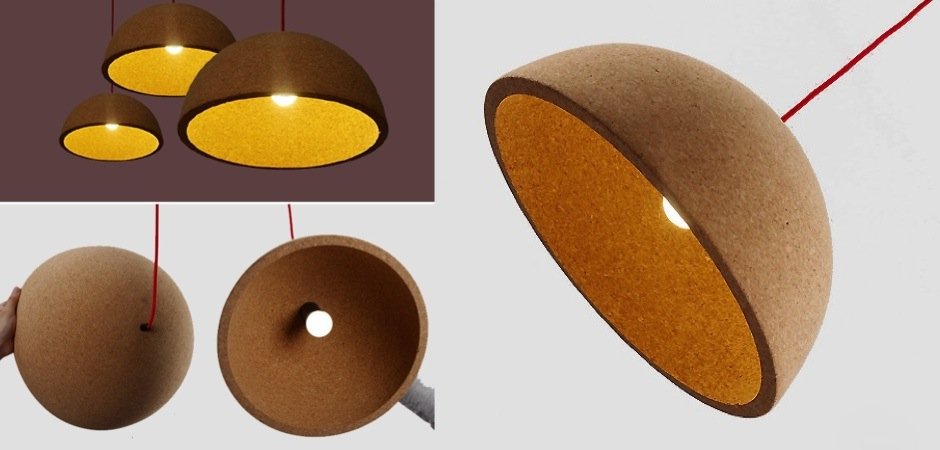 Подвесной светильник Cork Semisphere Подвесной светильник Cork Semisphere - Loft-Concept в Твери