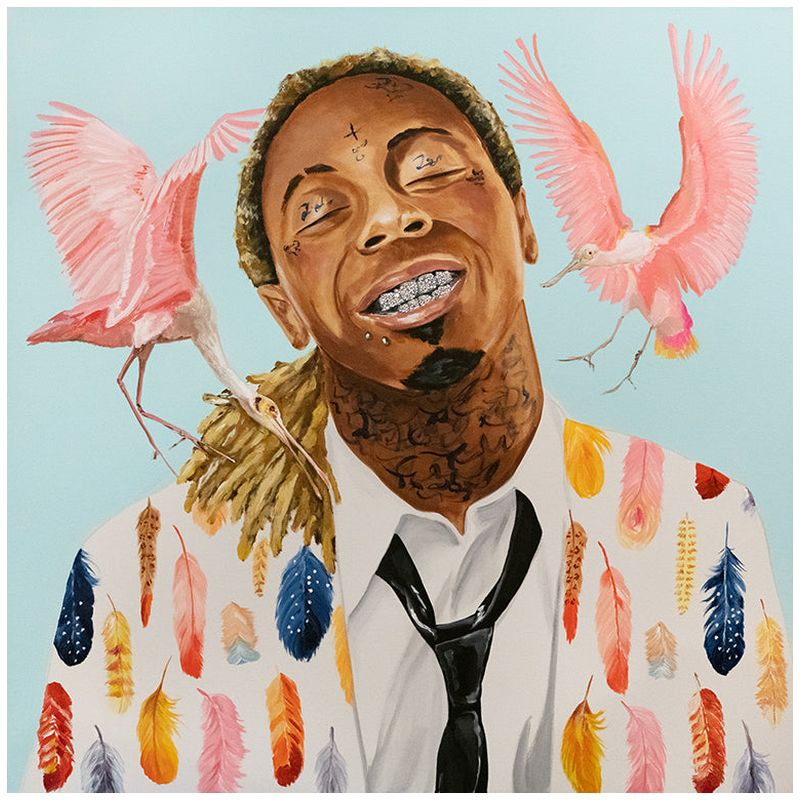 Картина Weezy with Feather Print Jacket and Spoonbills Мульти Картина Weezy with Feather Print Jacket and Spoonbills Мульти в Твери | Loft Concept