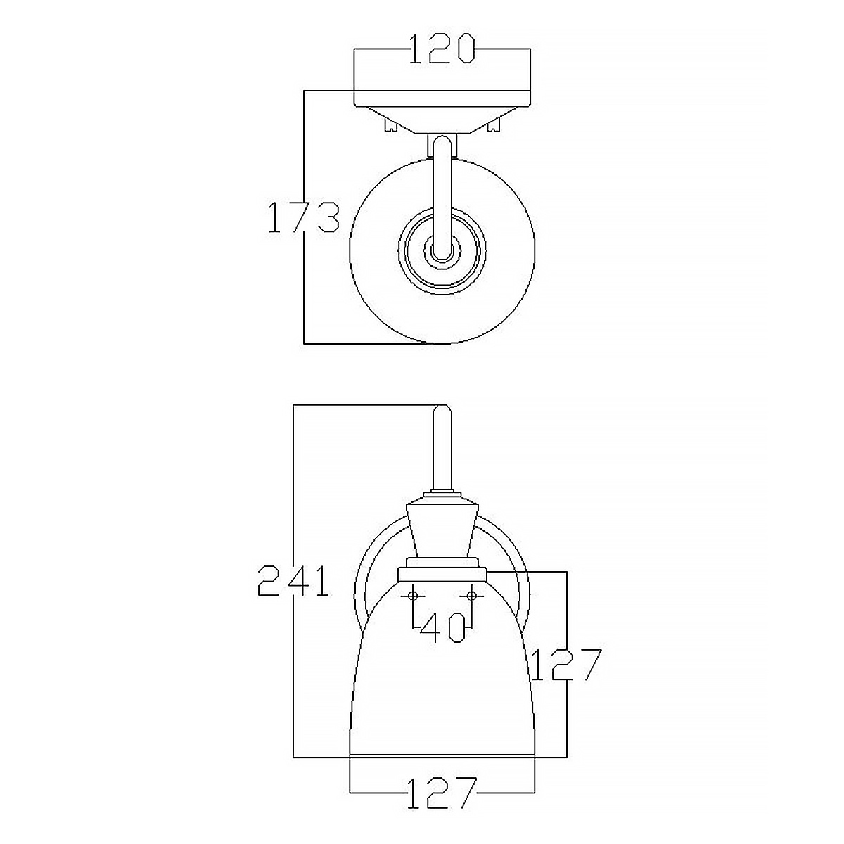 Бра с матовым ребристым плафоном в форме колокола Kichler в Твери